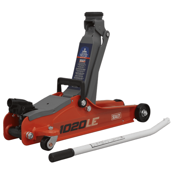 Low Profile Short Chassis Trolley Jack 2 Tonne - Red