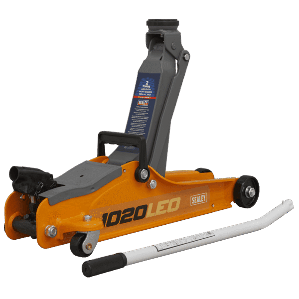 Low Profile Short Chassis Trolley Jack 2 Tonne - Orange