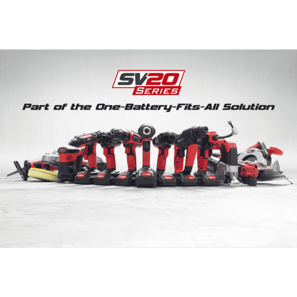 8 x SV20 Series Cordless Power Tool Kit 20V Euro Plug - 4 Batteries