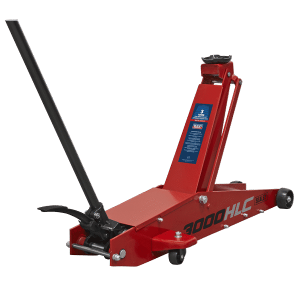 Premier Long Reach High Lift Trolley Jack 3 Tonne