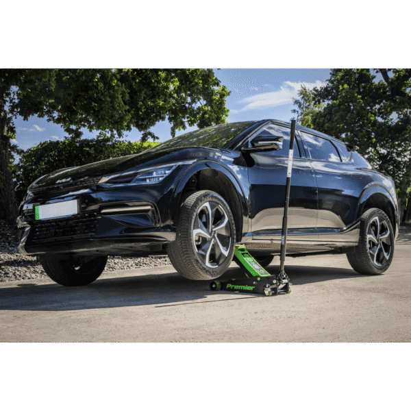 Premier Low Profile Trolley Jack with Rocket Lift 4 Tonne - Green