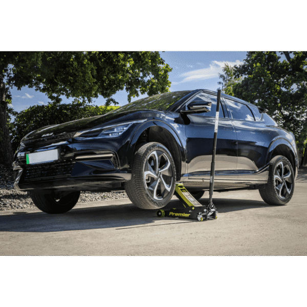 Premier Low Profile Trolley Jack with Rocket Lift 4 Tonne - Yellow