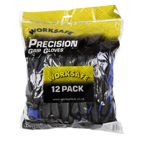 Worksafe® Lightweight Precision Grip Gloves, Large - Pack of 12 Pairs