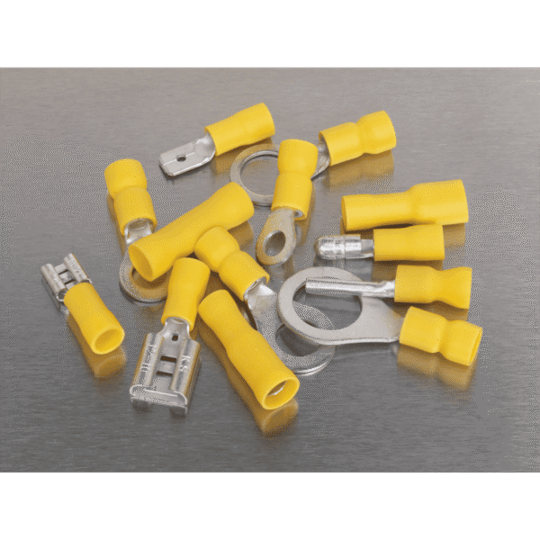 Crimp Terminal Assortment 140pc - Yellow