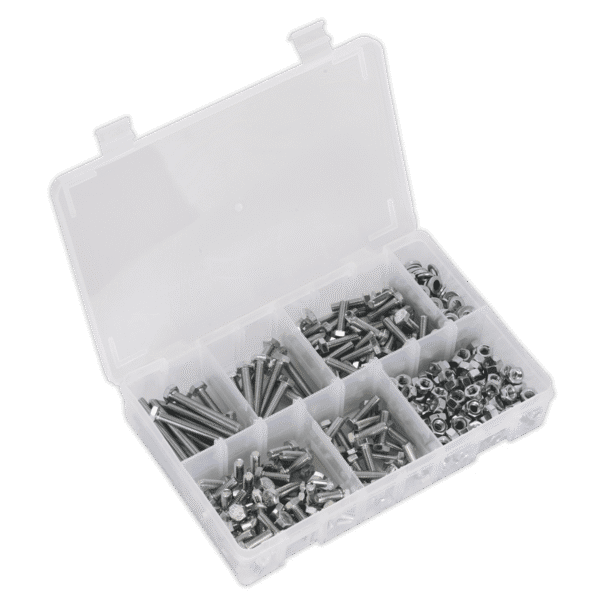 High Tensile Setscrew, Nut & Washer Assortment M6 408pc