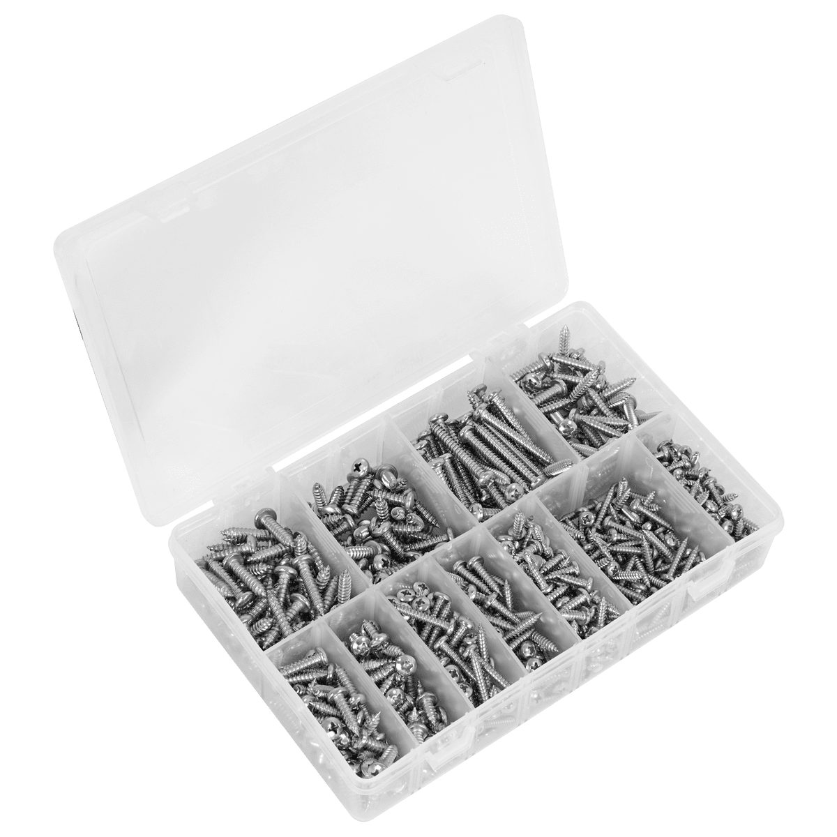 Stainless Steel Self-Tapping Screw Assortment 700pc - Image 2