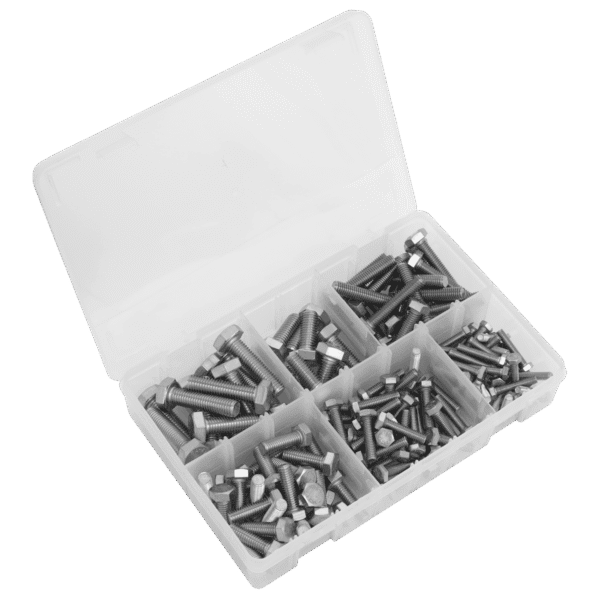 Stainless Steel Setscrew Assortment M5-M10 150pc