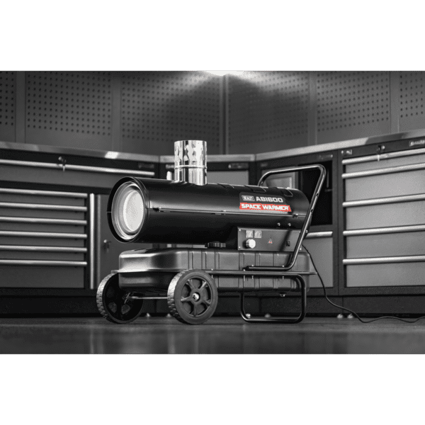 Space Warmer® Indirect Kerosene/Diesel Heater with Wheels 68,000Btu/hr