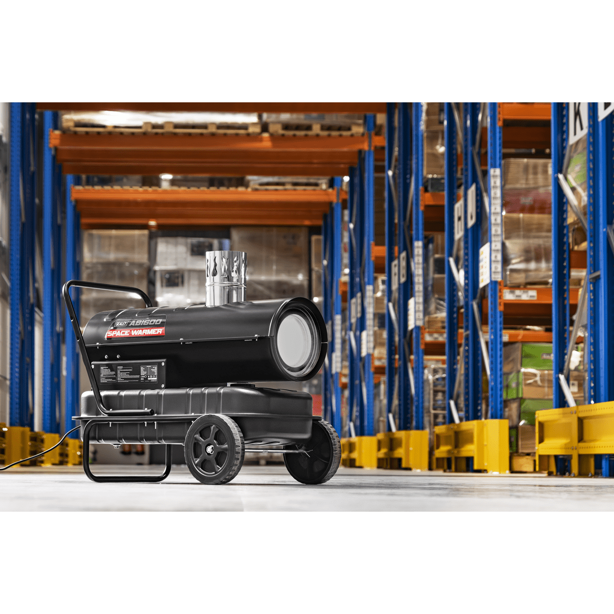 Space Warmer® Indirect Kerosene/Diesel Heater with Wheels 68,000Btu/hr - Image 10