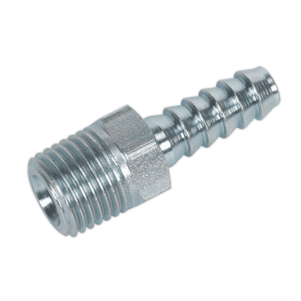 PCL Screwed Tailpiece Male 1/4"BSPT - 1/4" Hose - Pack of 5