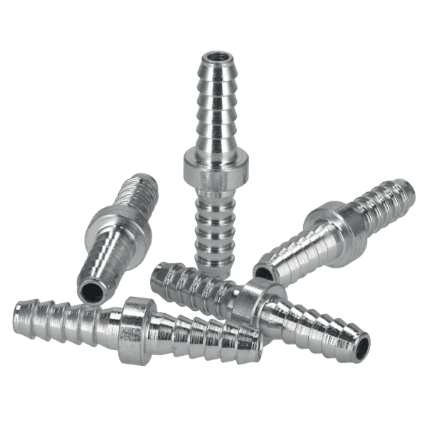 PCL Double End Hose Connector 1/4" Hose - Pack of 5