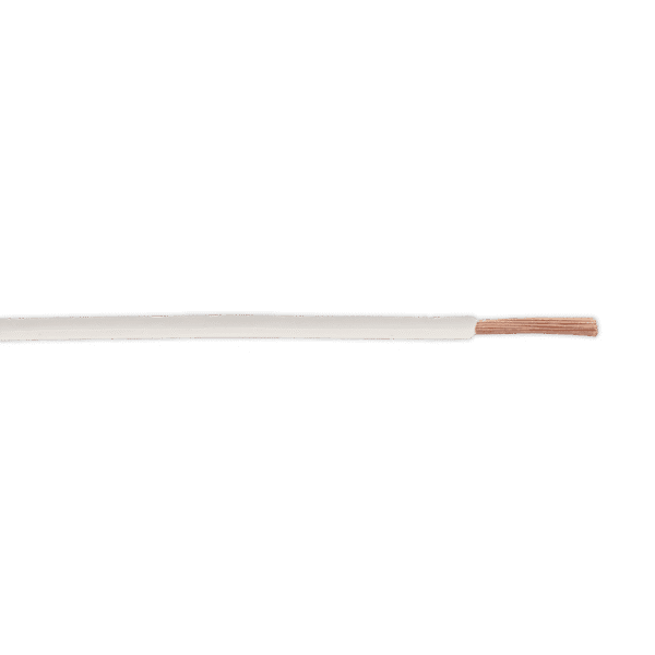 Thin Wall Automotive Cable Single 2mm² 28/0.30mm 50m - White