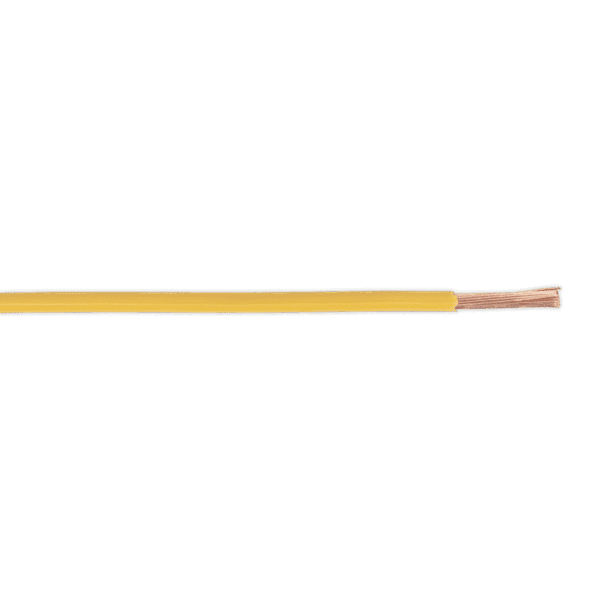 Thin Wall Automotive Cable Single 2mm² 28/0.30mm 50m - Yellow