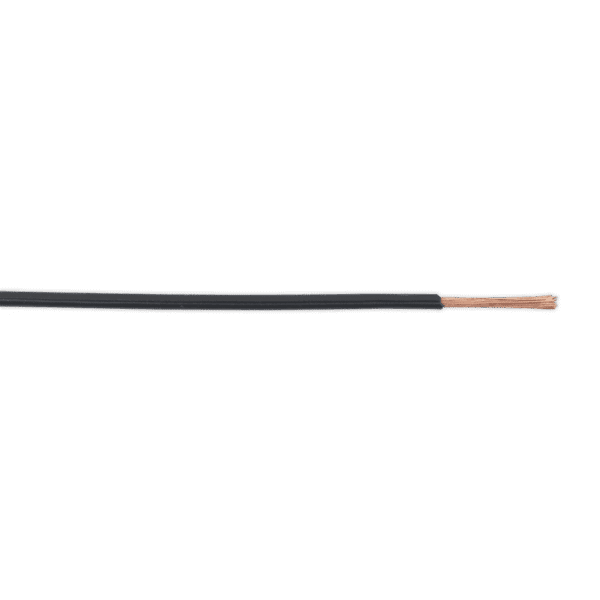Thin Wall Automotive Cable Single 1mm² 32/0.20mm 50m - Black