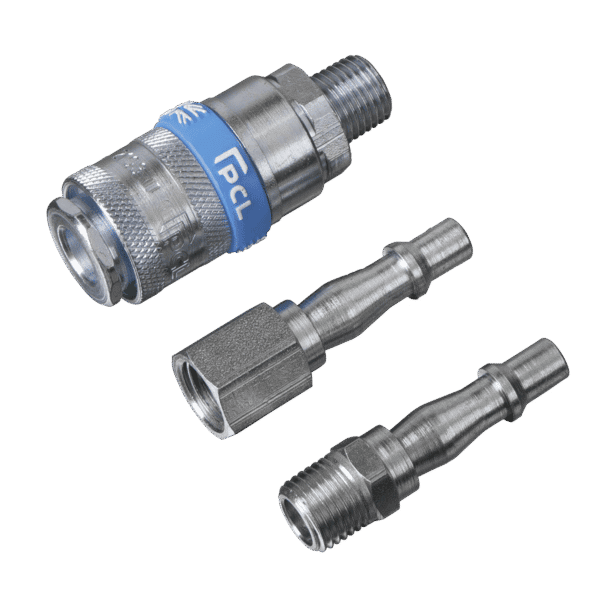 PCL Air Tool Coupling Kit 1/4"BSPT 3pc