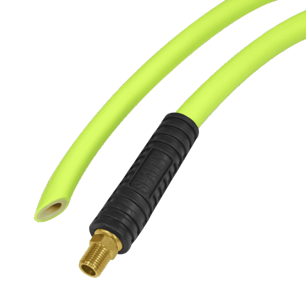 High-Visibility Hybrid Air Hose with 1/4"BSP Unions 10m x 8mm