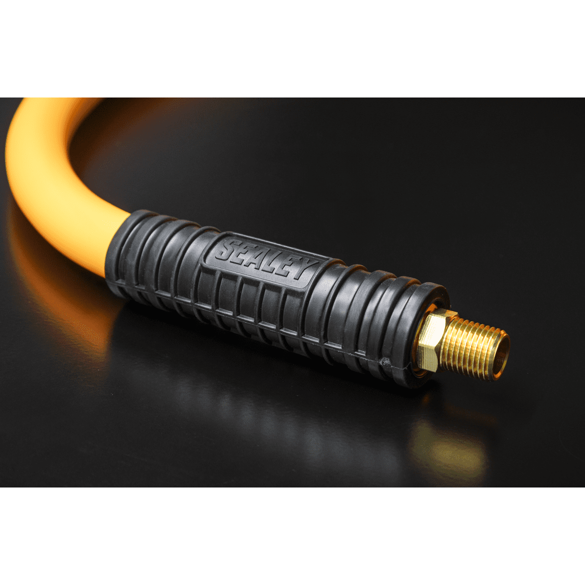 High-Visibility Hybrid Air Hose with 1/4"BSP Unions 5m x 10mm - Image 3