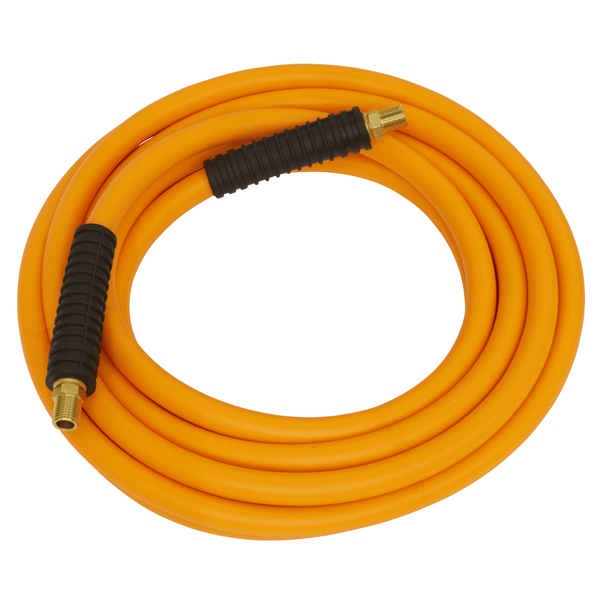 High-Visibility Hybrid Air Hose with 1/4"BSP Unions 5m x 10mm