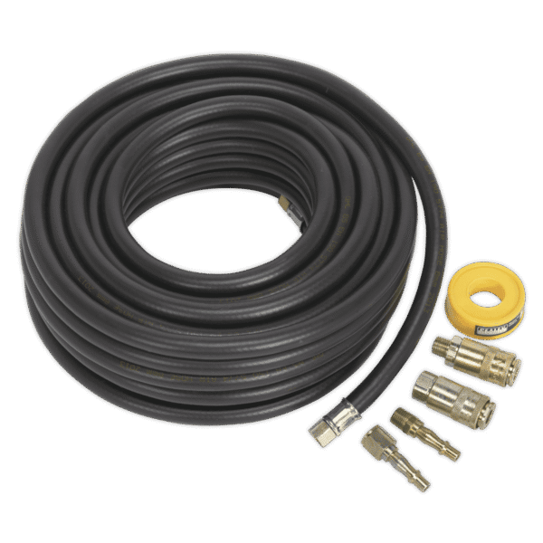 Air Hose Kit with Connectors 15m x 8mm