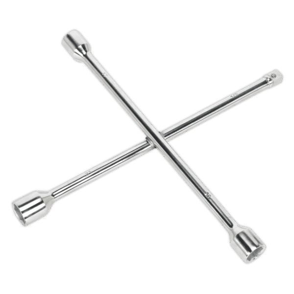 4-Way Wheel Brace 1/2"Sq Drive