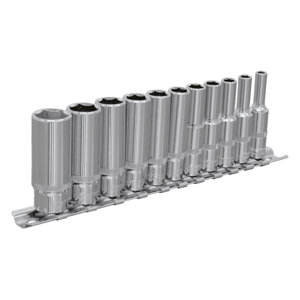 Premier Imperial Deep Socket Set 1/4"Sq Drive 11pc