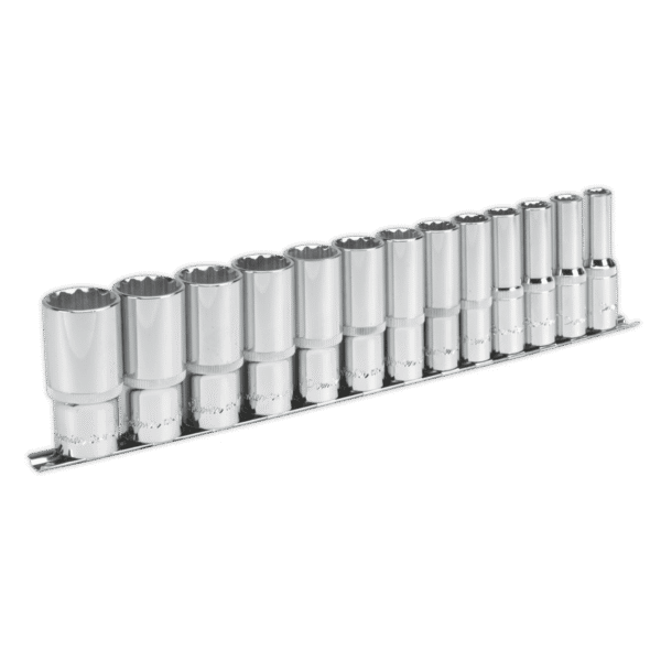 Premier Imperial Deep Socket Set 1/2"Sq Drive 12-point 13pc