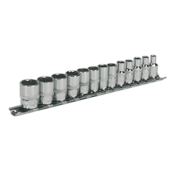 Premier Socket Set 1/4"Sq Drive 12-point 13pc