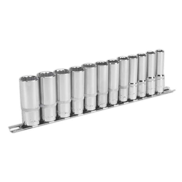 Premier Deep Socket Set 3/8"Sq Drive 12-point 12pc