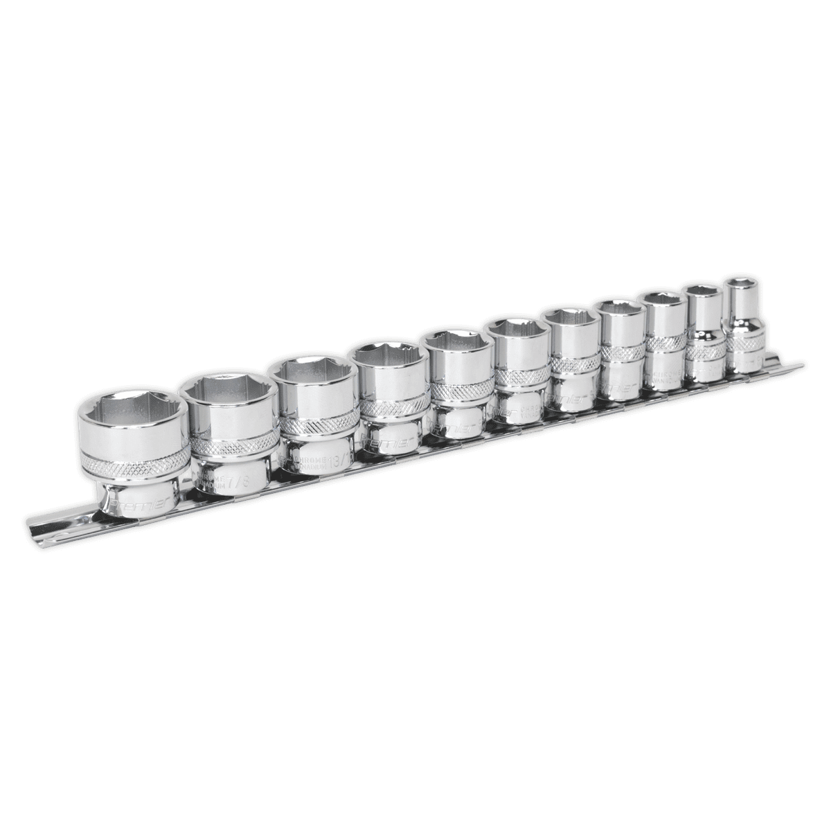 Premier Imperial Lock-On™ Socket Set 3/8"Sq Drive 11pc