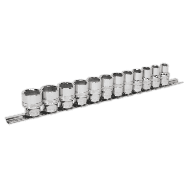 Premier Lock-On™ Socket Set 3/8"Sq Drive 12pc