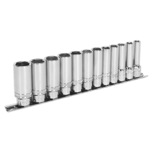 Premier Deep Lock-On™ Socket Set 3/8"Sq Drive 12pc