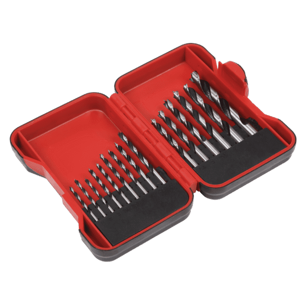 Brad Point Wood Drill Bit Set 15pc
