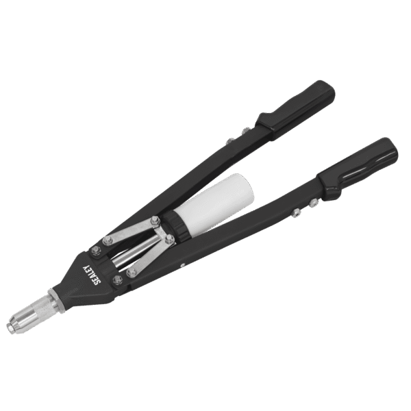 Heavy-Duty Long-Arm Riveter with Collection Bowl