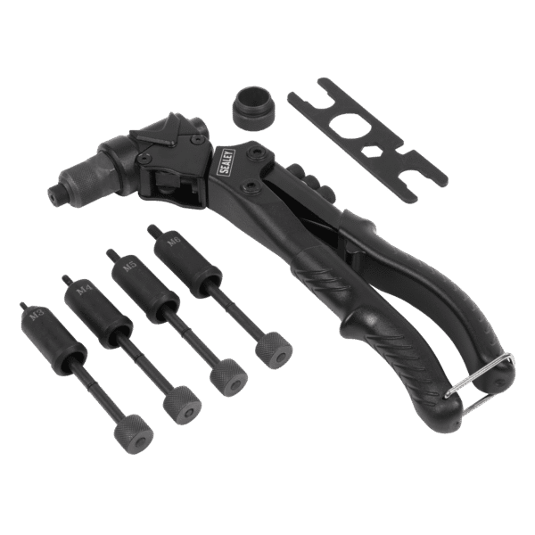 2-in-1 Riveter Swivel Head