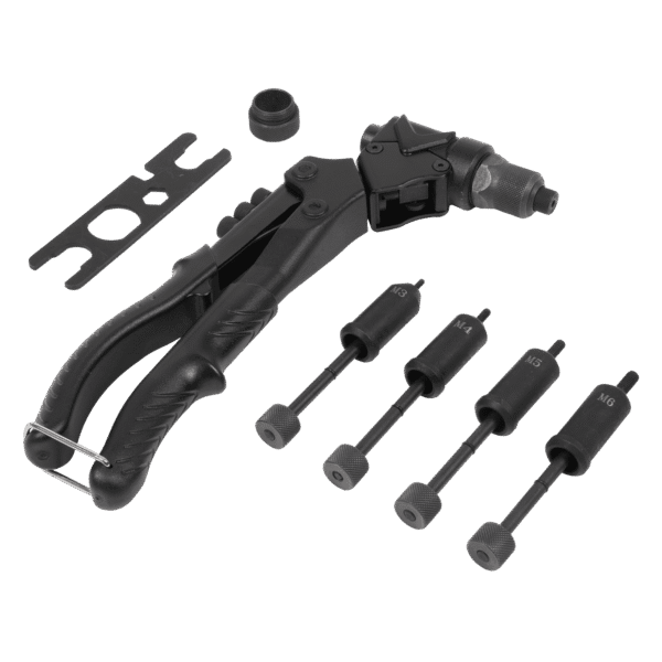 2-in-1 Riveter Swivel Head