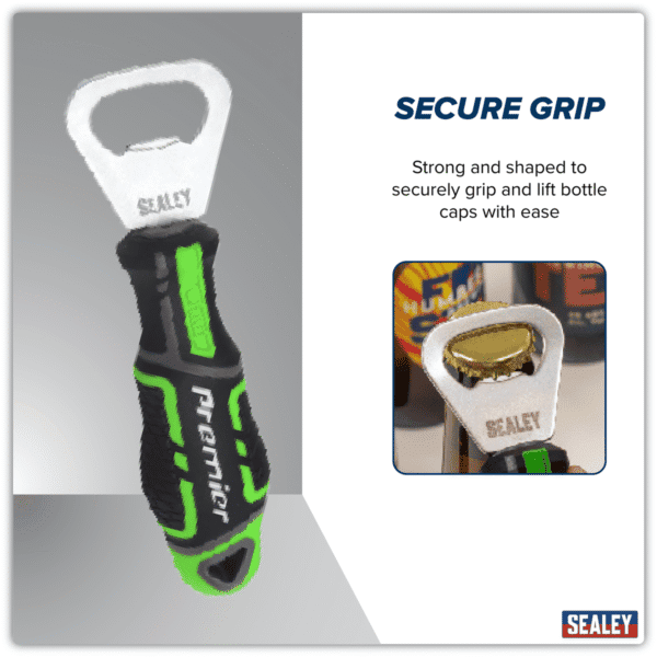 Premier GripMAX® Bottle Opener - Hi-Vis Green