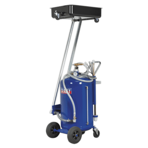 Cantilever Air Discharge Mobile Oil Drainer with Probes 80L