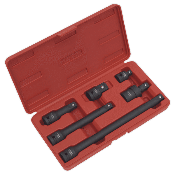 Premier Impact Adaptor & Extension Bar Set 1/2"Sq Drive 6pc