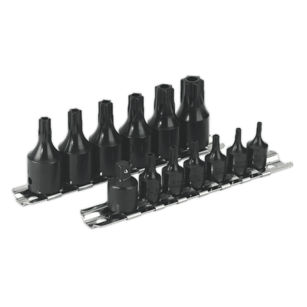 Premier TRX-Star* Security Socket Bit Set 1/4" & 3/8"Sq Drive 13pc