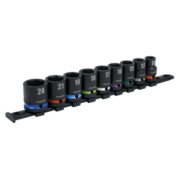 Premier Impact Socket Set 1/2"Sq Drive 9pc