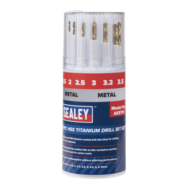 HSS Titanium Drill Bit Set 11pc