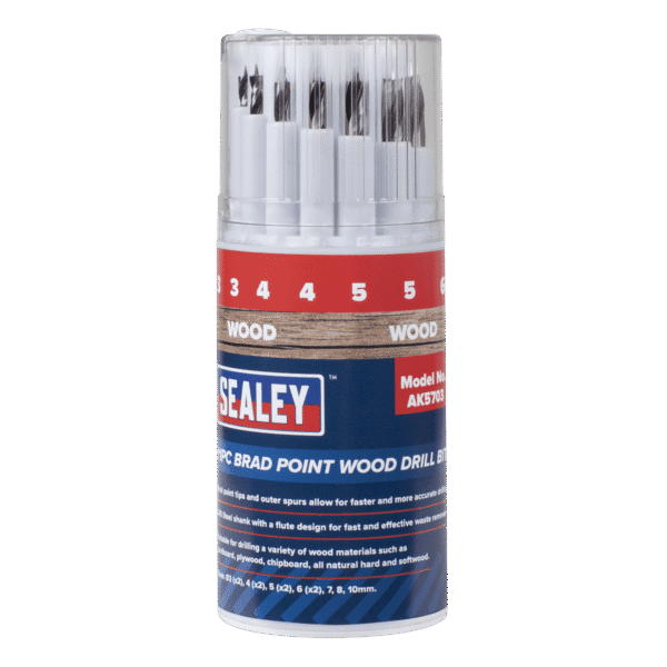 Brad Point Wood Drill Bit Set 11pc