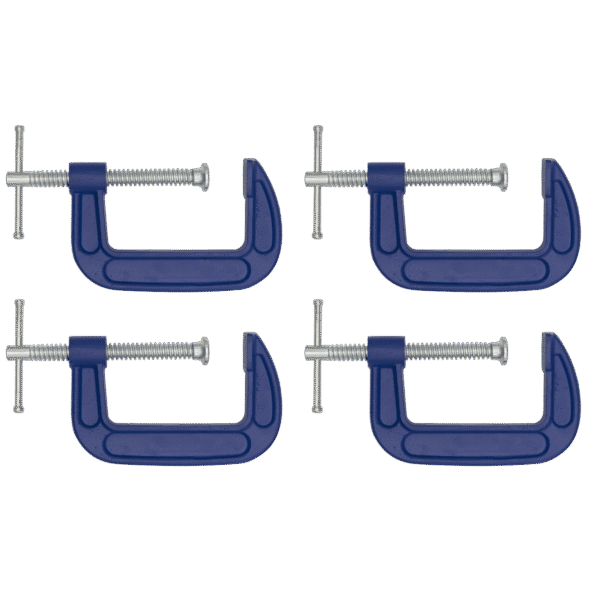G-Clamp Set 75mm 4pc