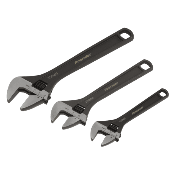 Premier Adjustable Wrench Set 3pc