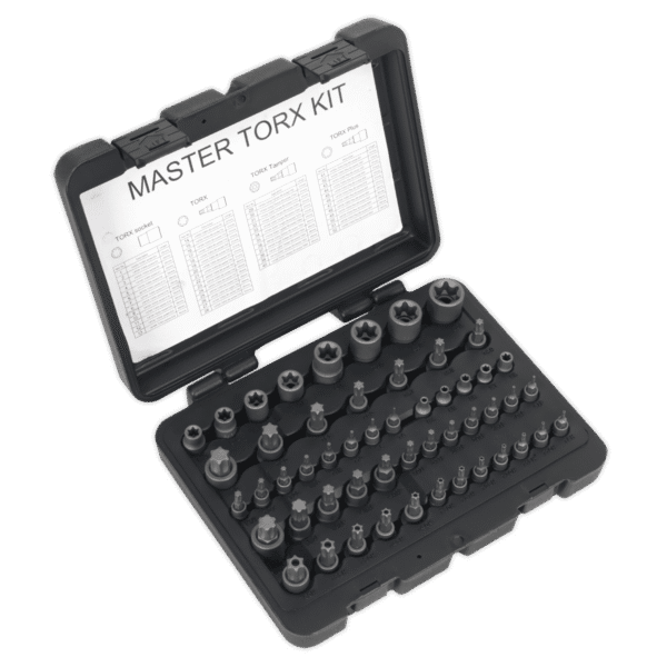 Premier TRX-Star* Master Socket Set 52pc 1/4", 3/8" & 1/2"Sq Drive 52pc