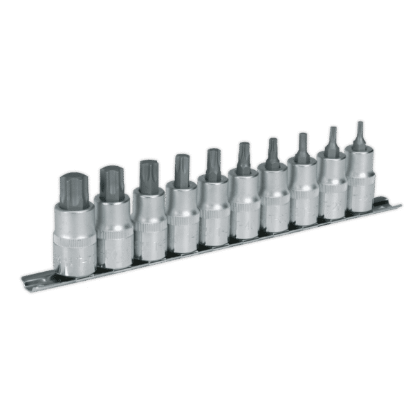 Premier TRX-Star* Socket Bit Set 1/2"Sq Drive 10pc