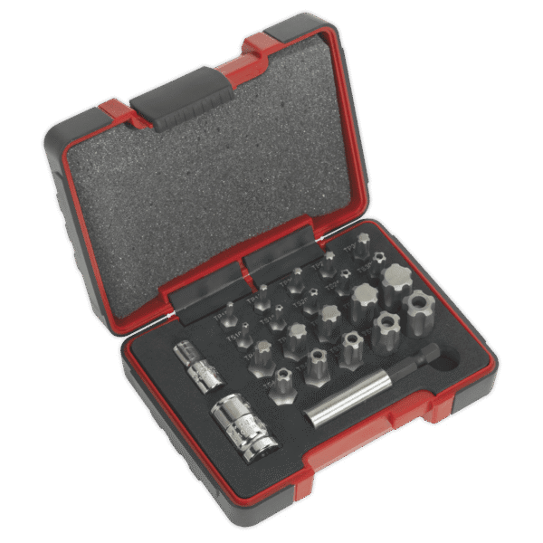 Premier TRX-P* & TRX-TS* Security Bit Set 1/4" & 3/8"Sq Drive 23pc