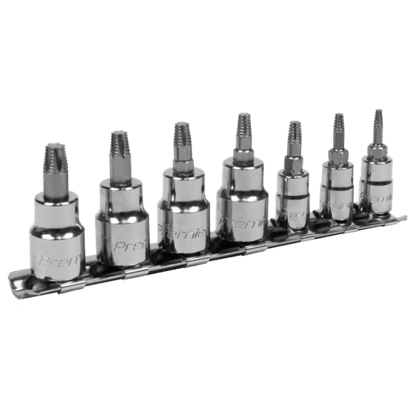 Premier Lock-On™ TRX-Star* Socket Bit Set 1/4" & 3/8"Sq Drive 7pc