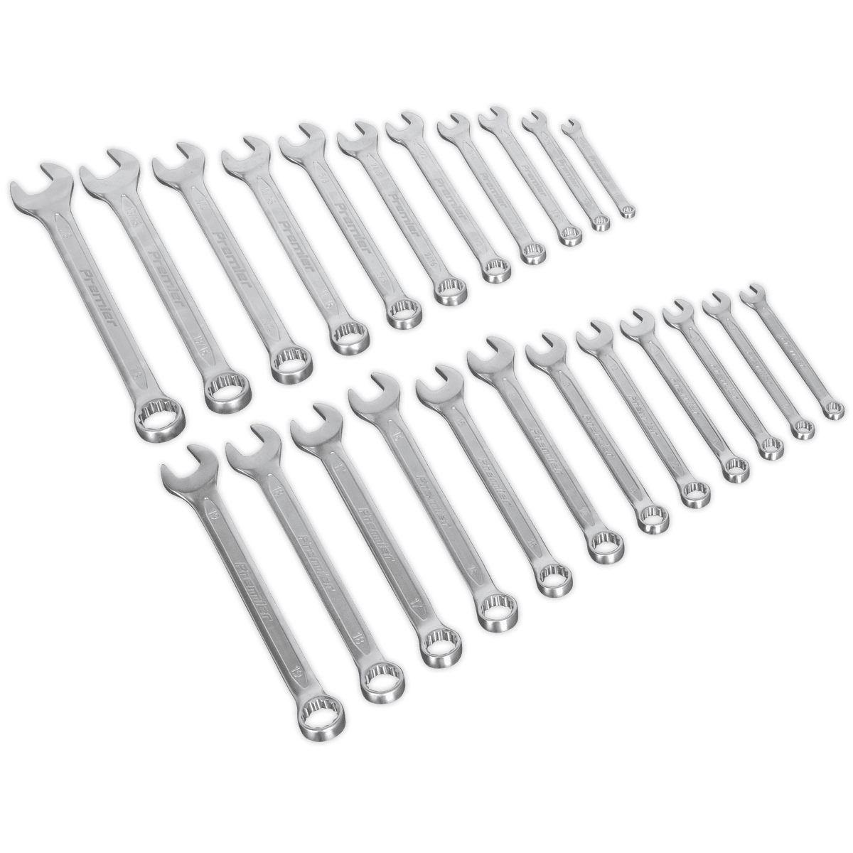 Premier Metric/Imperial Combination Spanner Set 23pc - Image 6