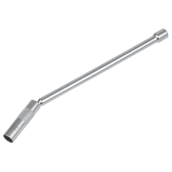 Spark Plug Socket with Universal Joint & Extension 3/8"Sq Drive 12-Point 14mm